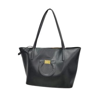 Ferragamo Pre-owned Tote Bags, female, Black, Size: ONE SIZE Pre-owned Tote bag