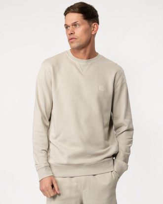 Boss Orange by Hugo Boss BOSS Orange Westart Heren Crewneck Sweatshirt Met Logopatch