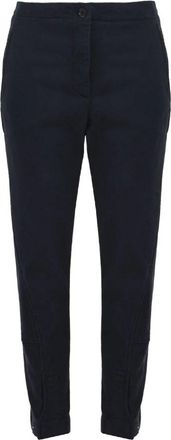 Aspesi Slim-fit Broek - Dames - Slim Fit Broeken - Blauw - XS - Katoen - Broeken
