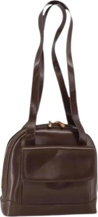 Gucci Pre-owned Vintage Tote Bag - Dames - Vintage Schoudertas - Bruin - ONE Size - Leer - Vintage