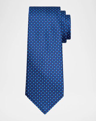 Stefano Ricci Men & apos;s Diamond-Print Silk Tie
