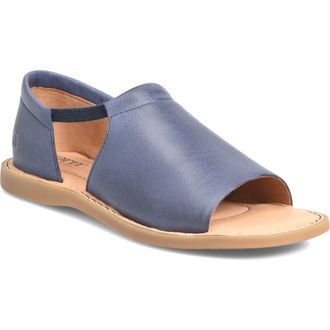 B&oslash;rn Cove Modern Sandal in Navy Leather at Nordstrom, Size 6.5