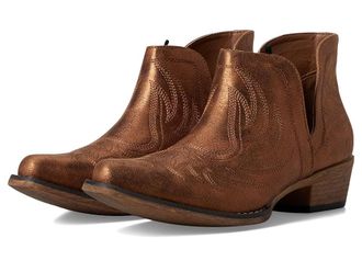 Roper Ava Metallic Cowboy Womens Boots Tan : 6.5 B - Medium, Leather