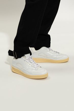 Jil Sander Sneakers With Logo, Mens, White