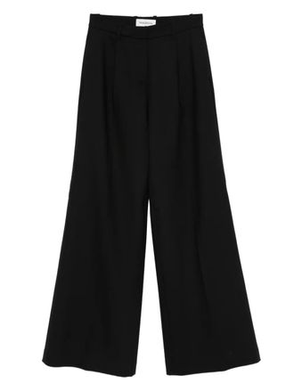 True Royal Karol pleated-front trousers - Black