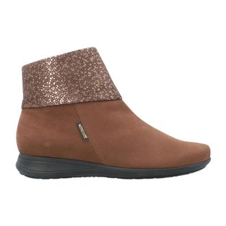 Mephisto Stijlvolle Dames Enkellaars - Dames - Enkellaarsjes - Bruin - 38 1/2 EU - Leer - Schoenen
