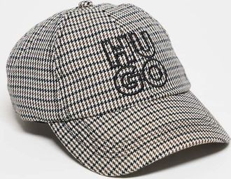 HUGO BOSS Ally - Cappellino beige con logo-Multicolore