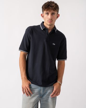 A|X Armani Exchange XM001287-AF17321 Poloshirt in Donkerblauw
