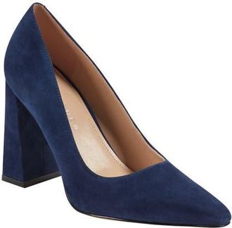 Marc Fisher Minny Pointed Toe Pump in Medium Blue at Nordstrom, Size 7.5