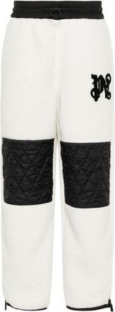 Palm Angels monogram-appliqué ski bottoms - women - Polyester/Polyester/Polyamide/Polyamide/Virgin Wool - M - White