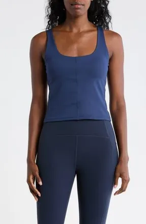 Yogalicious Lux Crop Bra Tank in Naval Blue at Nordstrom Rack, Size X-Small