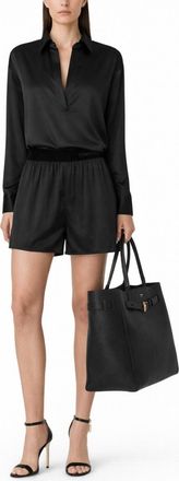 Tom Ford Silk Pajama Silk Shorts - Black