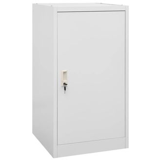 vidaXL Armario Para Sillas De Montar Acero Gris Claro 53x53x105 Cm Vidaxl Gris