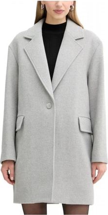 HUGO BOSS Calesara 2 Jas - Dames - Mantel - Grijs - XL - Wol - Jassen