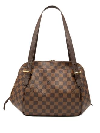 Louis Vuitton 2005 Damier Ebene Belem MM shoulder bag - Brown