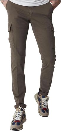Re-hash Stijlvolle herenwerkbroek - Heren - Slim Fit Broeken - Groen - W32 - Broeken