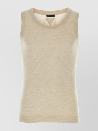 Prada cashmere ribbed tank top
