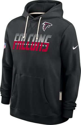 Nike Atlanta Falcons Sideline Standard Issue Nike Mens Dri-FIT NFL Pullover Hoodie in Black | 03AZ00A96-SX8
