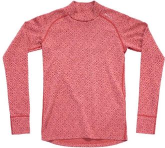 Devold Signature Silk 230 Cross Neck Merinoshirt f&uuml;r Damen | rosa