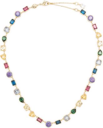 Swarovski Imber necklace - women - Crystal/Brass - One Size - Gold