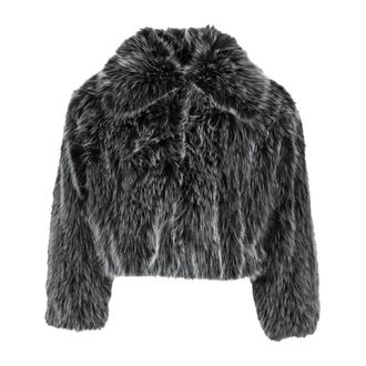 Michael Kors Chaqueta Blouson de Piel Sint&eacute;tica - Jackets - Mujer - Negro - S