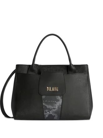 Alviero Martini 1A Classe logo tote bag - women - PVC/Polyester/Cotton/Polyurethane - One Size - Black