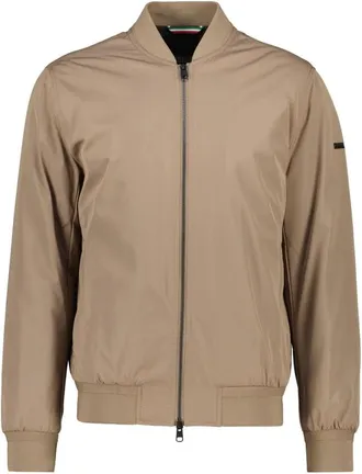 Cinque Cinque, Hoodies & sweatvesten, Heren, Bruin, M, Zip-through