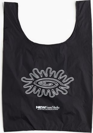 H&M Verstaubarer Shopper - Schwarz