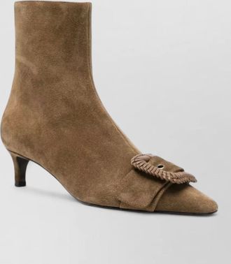 Roberto Festa Milano suede leather pointed-toe ankle boots