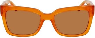 Calvin Klein Brown Butterfly Ladies Sunglasses CKJ24606S 201 54