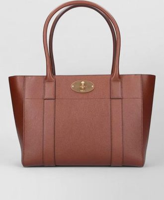 Mulberry structured tote bag double handles design