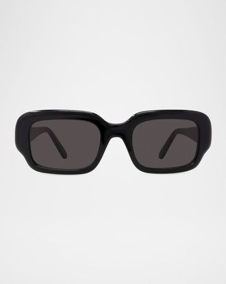Loewe Men & apos;s LW40158IM Acetate Rectangle Sunglasses