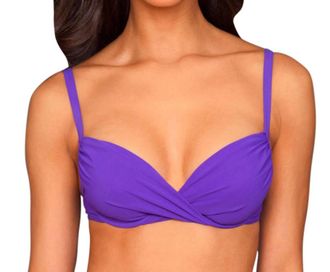 Gottex Tutti Fruitti D-Cup Underwire Bikini Bra In Pro Amethyst
