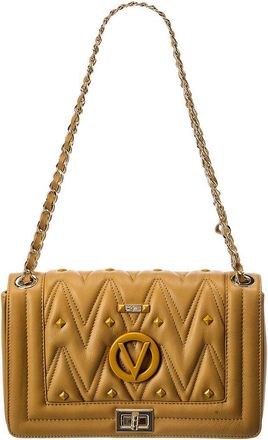 Mario Valentino Alice Diamond Leather Shoulder Bag
