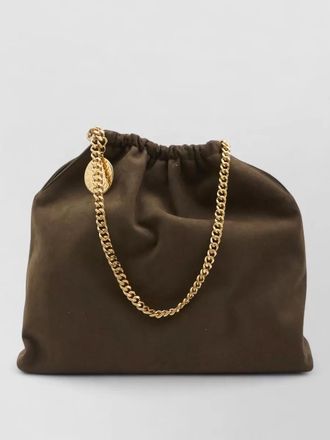 Stella McCartney falabella shoulder bag shaggy deer drawstring