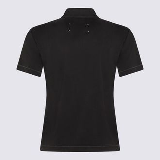 Maison Margiela Womens T-Shirts And Polos Black _tex