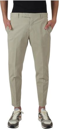Pantaloni Torino Lichte beige zomerbroek voor mannen - Heren - Nette broeken - Groen - 2XL - Katoen - Broeken
