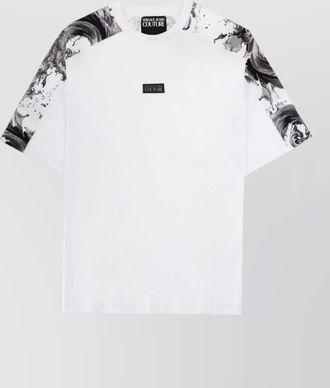 Versace Jeans Couture mens graphic crew neck short sleeve t-shirt