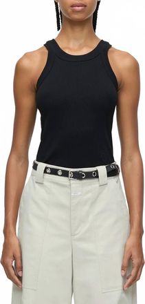 Closed Womens Racer Top In Black
