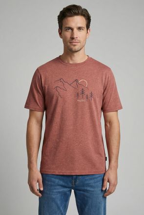 Killtec Funktionsshirt KILLTEC KOS 78 MN TSHRT, Herren, Gr. XXL, ziegelrot, Obermaterial: 65% Polyester, 30% Baumwolle, 5% Elasthan, Shirts Funktionsshirt