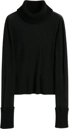 Our Legacy Truien & Vesten, Dames, Zwart, S, Wol, Inverse Turtleneck