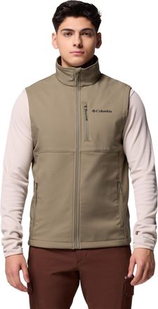 Columbia Mens Ascender II Softshell Vest, Stone Green, XX-Large