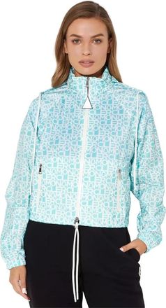 Moncler Alose Jacket - Dames - Zomerjassen - Blauw - S - Polyester - Jassen