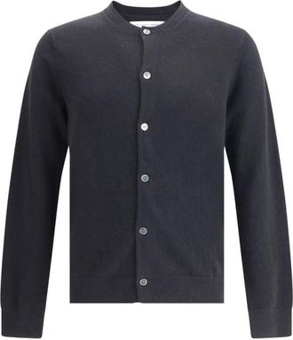 Comme Des Gar&ccedil;ons Wollen Vest met Knoopsluiting - Heren - Vesten - Zwart - M - Wol - Truien & Vesten