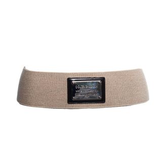 Dolce & Gabbana Pre-owned Womens & Fabric waist stretch belt - Multicolour Leather - One Size