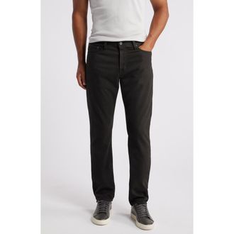 AG - Adriano Goldschmied Everett Slim Straight Leg Brushed Cotton Twill Pants in Sulfur Smooth Slate at Nordstrom Rack, Size 34 X 34