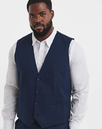 Jacamo James Regular Fit Stretch Waistcoat