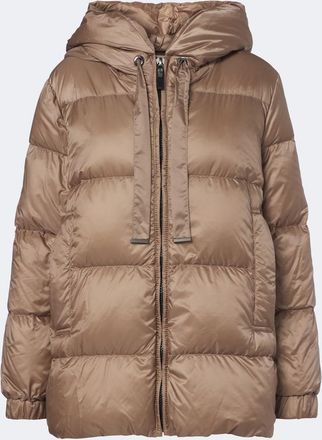 Max Mara The Cube hooded quilted down jacket