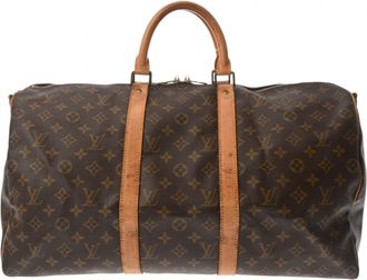 Louis Vuitton Brown Monogram Boston Bag (Pre-Owned)