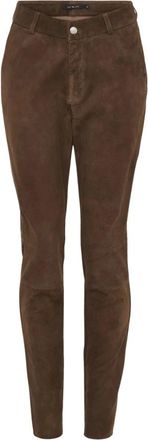 BTF-CPH Btfcph - Skinny Broeken - Dames - Broeken - Bruin - Maat: XL Leer